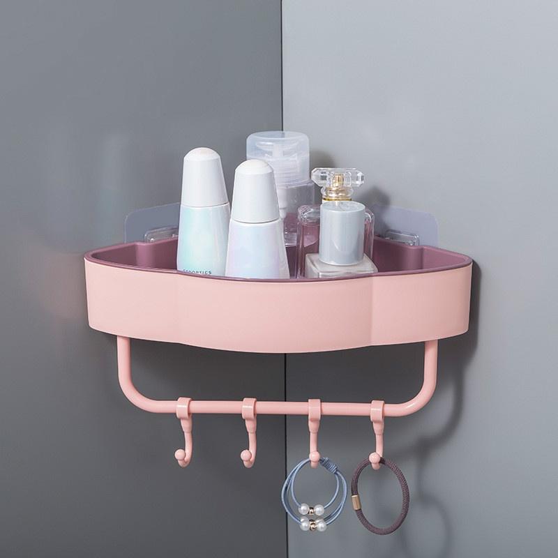 Free Punch Corner Racks Bathroom Tripod Kitchen Toilet Bathroom Wall Hanging Wall Dormitory Storage Rack