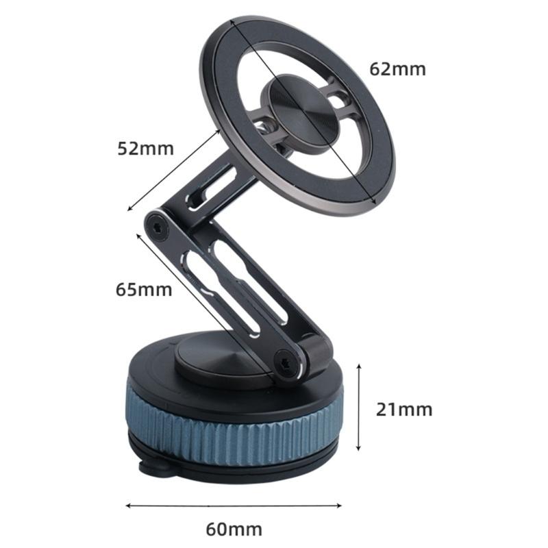 Magnetischer Auto-Armaturenbrett-Handyhalter Faltbarer Saugnapf-Handyhalterständer für Handy 17 16 15 14 Drehbarer Halter