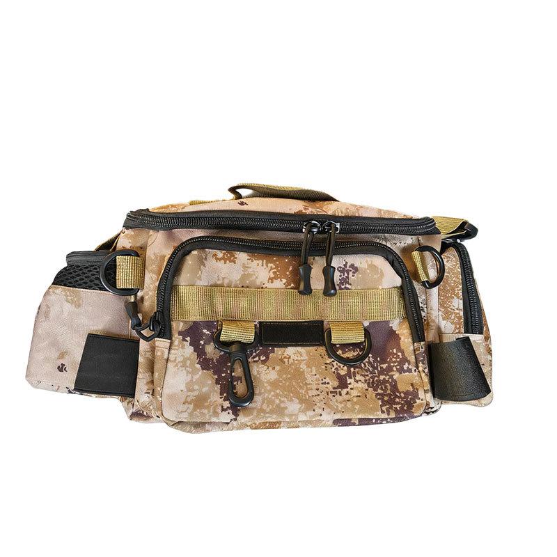 

Multi-functional lure bag, waist bag with slanted cross-body design, single-shoulder backpack, fishing-specific rod bag темные хаки