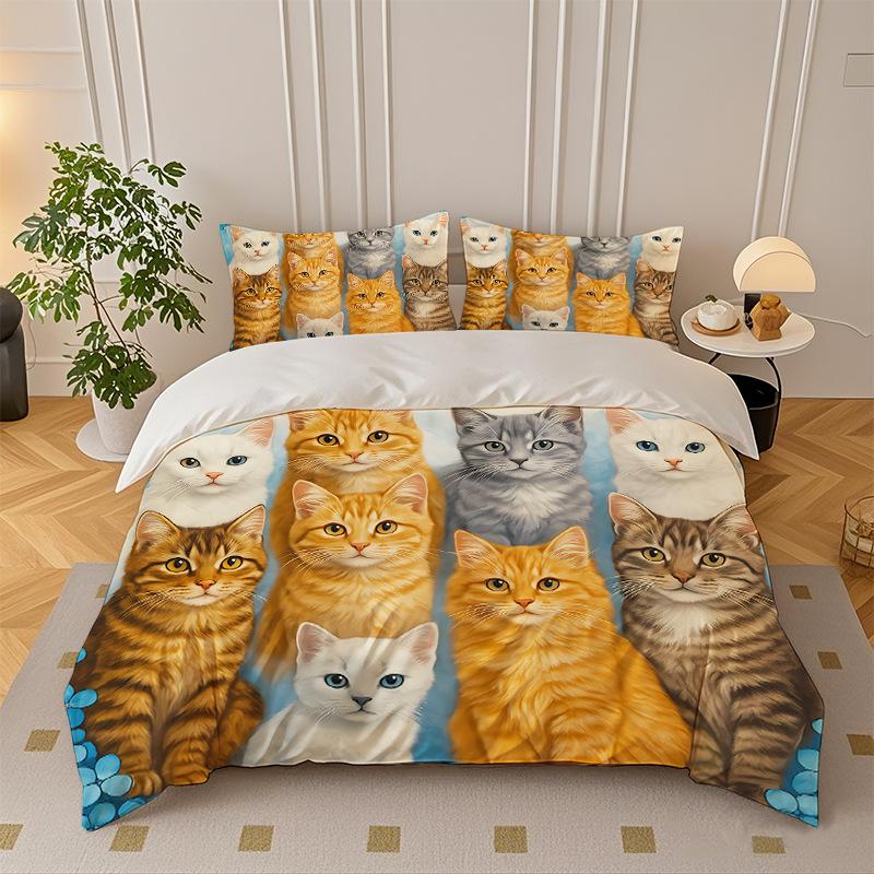 Quilt Cover Three-Piece Quilt Cover Set 07