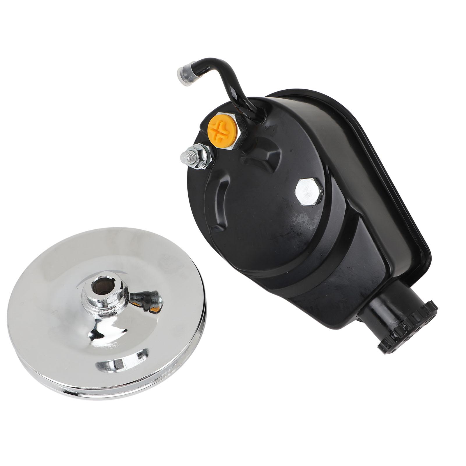 

Насос гидроусилителя рулевого управления со шпоночным пазом шкива, замена насоса рулевого управления для Saginaw Style Plated Silver