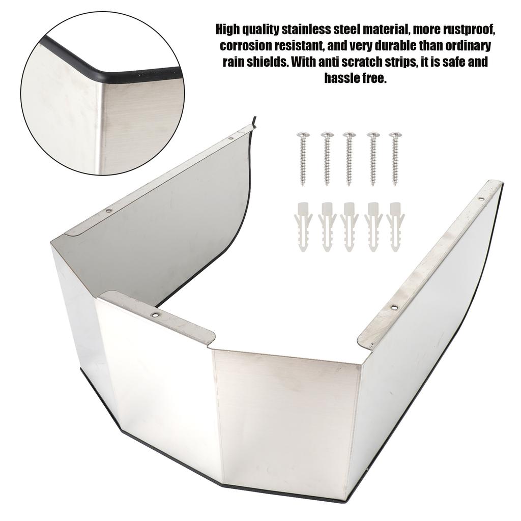 Stainless Steel Weather Protection Box Wall Box Rain Cover For Doorbell Socket