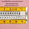 Thick Tailor Tape Measure - Retractable with Snap, Inch & Centimeter Scale for Measuring Height & Waist