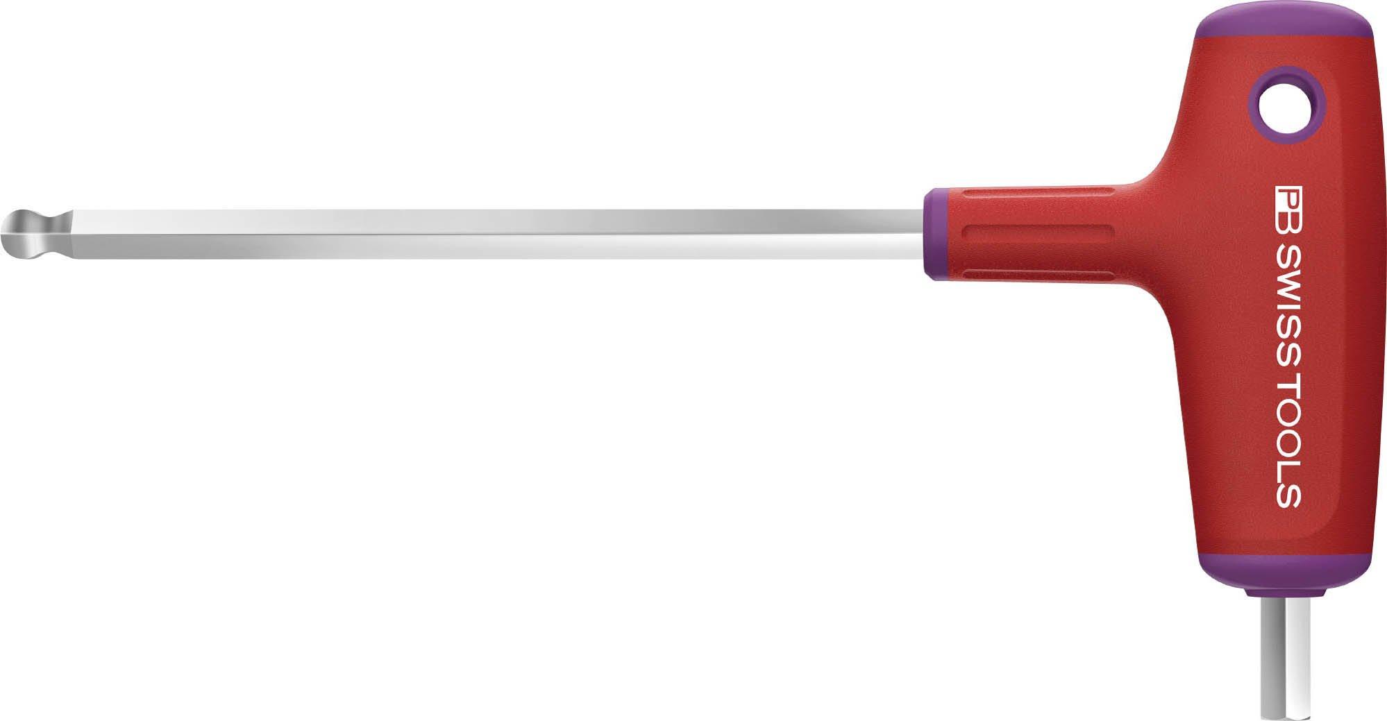 

PB SWISS TOOLS 1208-10-200 Cross Handle Ball Hex Wrench (Long)