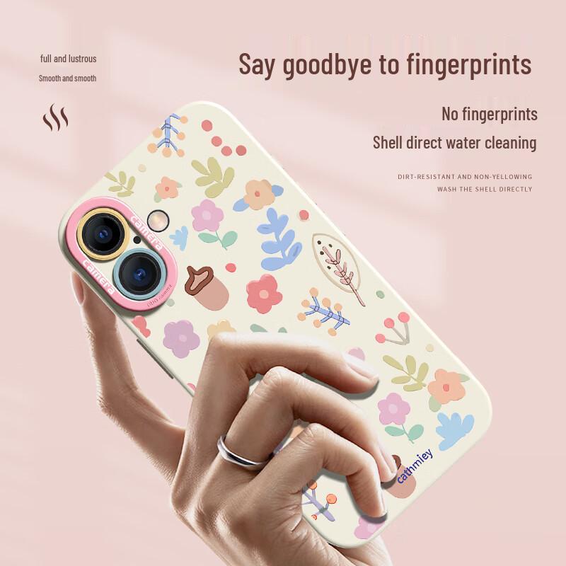 Cute Cartoon iPhone 17 Full Protection Case with Lanyard