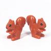 MOC Animals Building Block Goat Sheep Parrot Otter Cow Dog Pet Cat Panda Leopard Tiger Pig Zoo Deer Bear Eagle Bricks Toys Gift