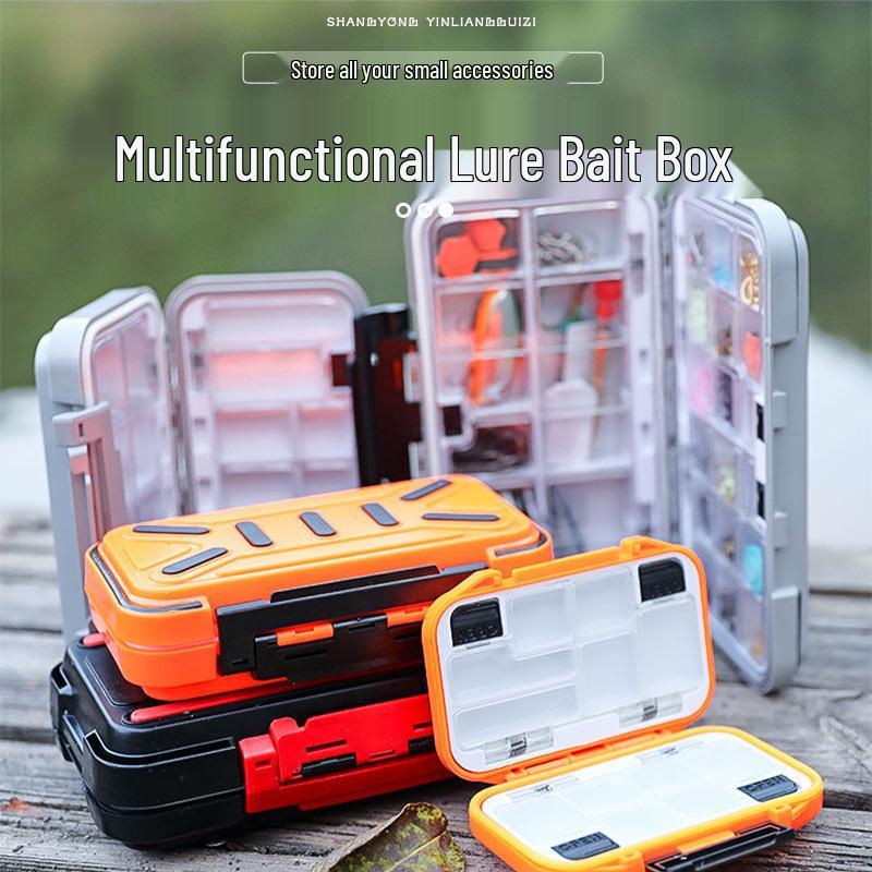 Large Double-Sided Fishing Tackle Box for Hooks and Baits