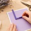 DIY Craft Spacing Guide Paper Crafting Alignment with Case, Precision Layering & Matting Spacers for Card Three Dimensional Design Ruler