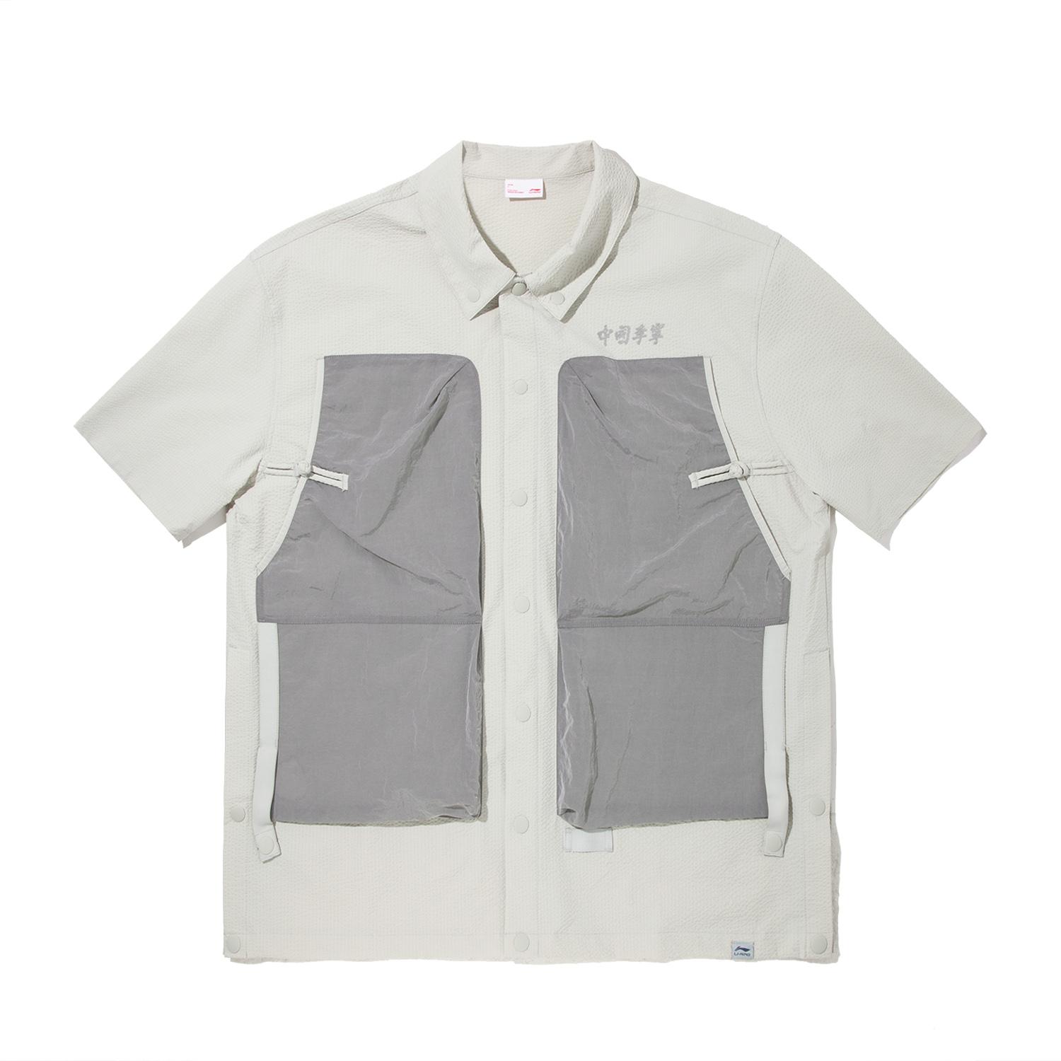 

Серия коллаборации Li Ning X ANB Удобное минималистичное поло с цветными блоками Свободная универсальная повседневная рубашка с коротким рукавом Мужские рубашки ASHV163-3 S