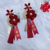 Dragon Phoenix Wedding Boutonniere & Bouquet Set for Groom and Bride - Elegant Full Set