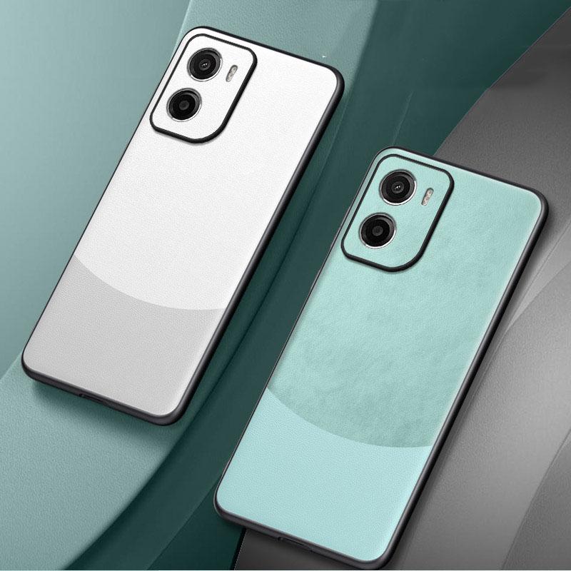 High Quality Luxury Leather Soft Leather Back Phone Case For Motorola Moto G05 Silicone Case For Motorola MotoG05 Back Cover