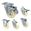PP Nylon Swivel, Fixed, & Braked Casters - Trolley & Equipment Wheels, 3-5 Inch