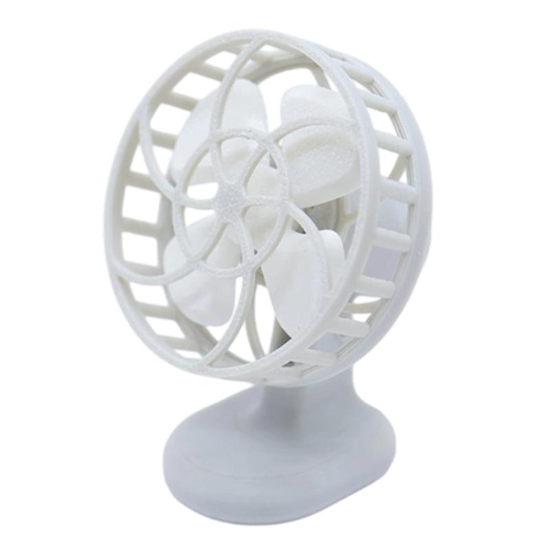 

Miniature Electric Fan Model Figurine For 1/12 Doll House Landscape Realistic Design Cooling Fan Decorative Accessory серый