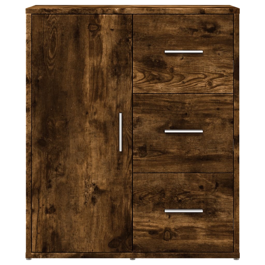 Sideboards 2 Pcs Smoked Oak 60 X 31 X 70 Cm Particleboard