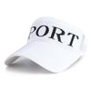 2026New Summer Empty Top Sport Cap Brim UV Protection Knitted Hat Breathable Sun Outdoor Hat Korean Fashion Sunshade