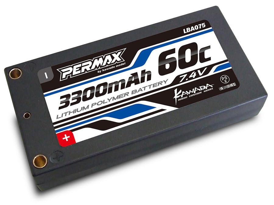 Kawada Mokei 1S Size LiPo LBA075 7.4V 3300-60C