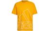 adidas T Shirts Unisex Orange Crew Neck Moderate Straight Fit H60665