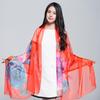 Extra Large Korean Style Chiffon Scarf - Versatile Beach Towel and Sun Protection Shawl for Women