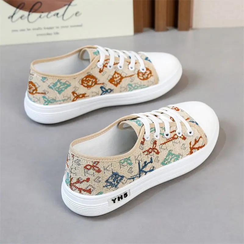 Spring and Autumn New Classic Versatile Women's Canvas Shoes Trend Flat Bottom Student Casual Sports Shoes sneakers