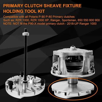 Ferramentas de alinhamento de fixação de fixação compatíveis com embreagens primárias Polaris P-90 P-85 RZR 1000 XP 1000 900 550 850 Placa de suporte
