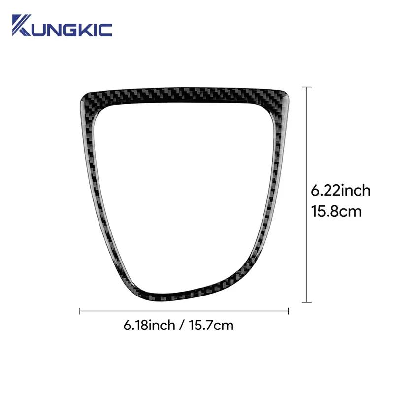 Soft Carbon Fiber Sticker LHD RHD For Renault Clio 3 2013 2014 2015 2016 2017 2018 Car Gear Outer Shift Frame Interior Accessori