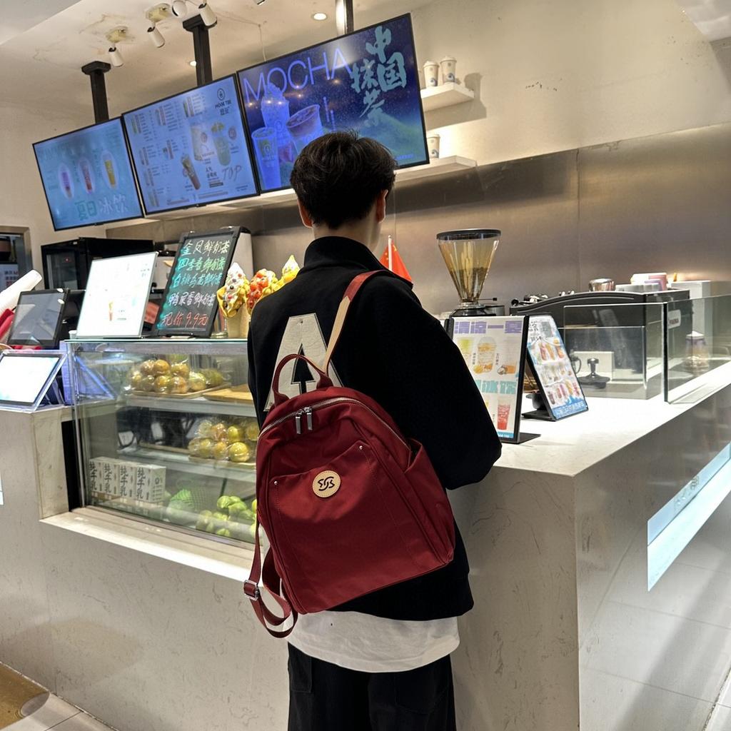 Backpack Female Commuter Fashion Women's Backpack Oxford Cloth Outdoor Travel Light Backpack Backpack Small Bag