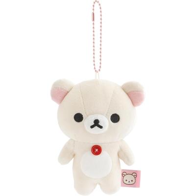 San-X Rilakkuma Mochimochi Hanging Plush Toy Korilakkuma 115x95x55mm Soft Stuffed Animal