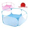 Tenda de Brincar Indoor Outdoor para Crianças, Dobrável Facilmente, Piscina de Bolinhas de Seis Lados com Tela