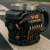 Engine V Cup V Creative Mug Resin Crafts High-end Niche Mechanical Engine Ornament