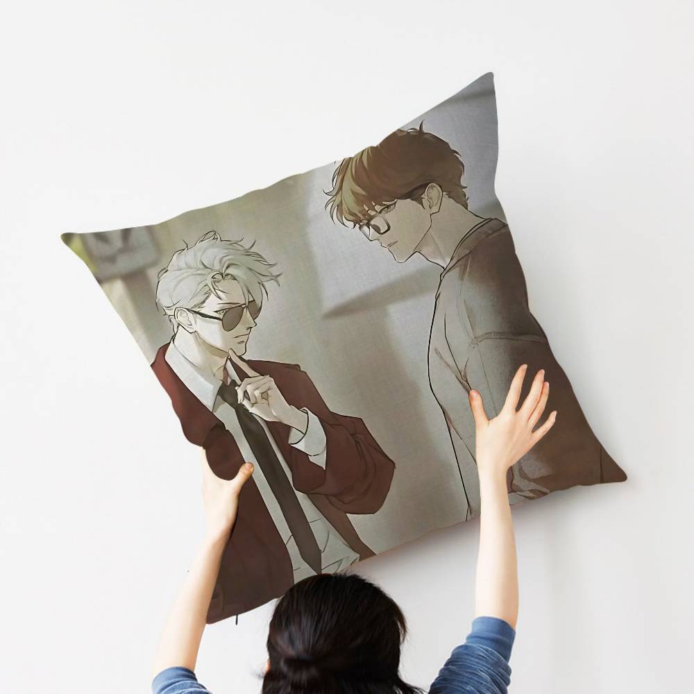 Nerd Project Bl Anime Cushion Cover Inches Farmhouse Decor Home Throw Pillow Covers For Couch Decorations
