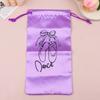 Dance Shoes Storage Bag Portable Dance Shoes Organizer Handbag Pouches Satin Dance Shoes Hanging Multifunctional Storage Bag