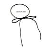 Sparkling Rhinestone Choker Necklace Black Velvets Rope Bowknot Necklace Adjustable Collar Chain Unique Jewelry Ornament