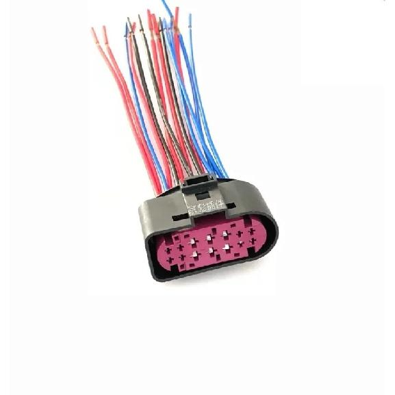 1pc for 2007-2011 Ford Mondeo Edge VW Headlight Plug Car Wiring Harness Socket Cable Wire Line
