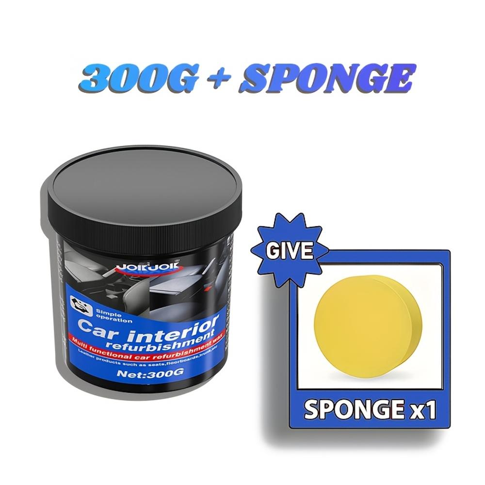 

JOKJOK Крем для ухода и восстановления 300 г «Все в одном» - Восстанавливает, Полирует Приборную панель, Дверные карты, Сиденья, Шины, Быстро Восстанавливает Блеск