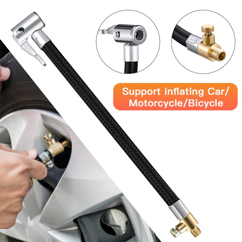 Car Tire Inflator Hose Portable Inflatable Pump Car Tire Inflator Connection 300PSI High Pressure Tyre Air Hose Repair Car Tools