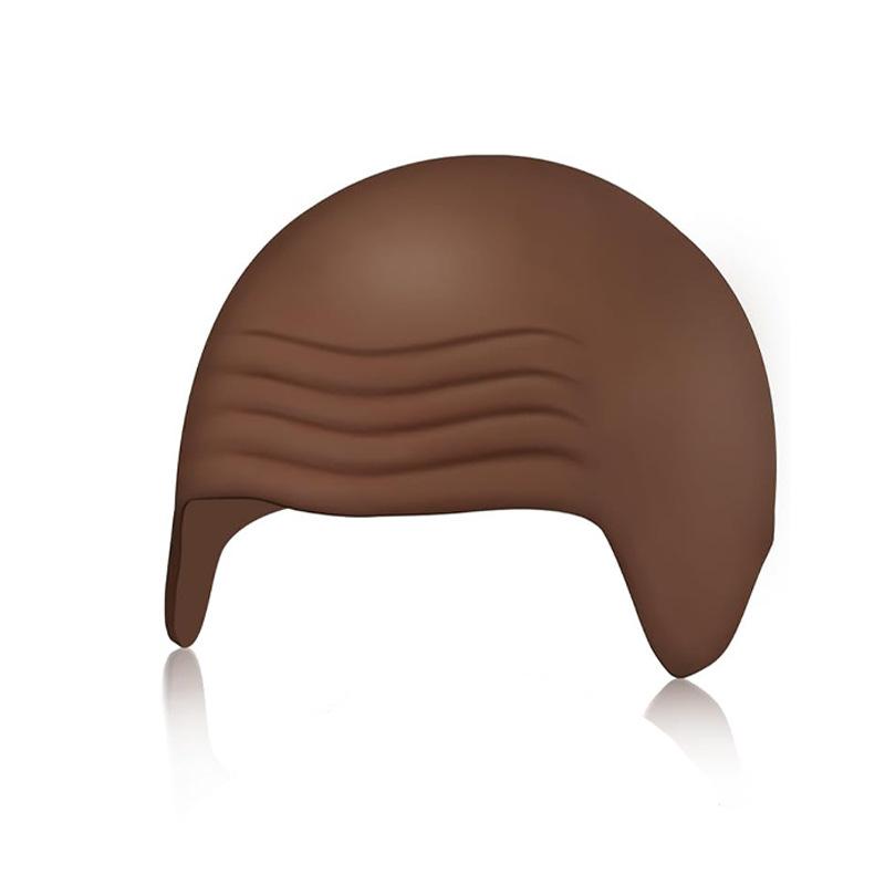 Stretchable Bald Cap Set Nylon Latex Durable Cosplay Headwear Halloween Wig Cap for Role Play Themed Party Stage Makeup Use