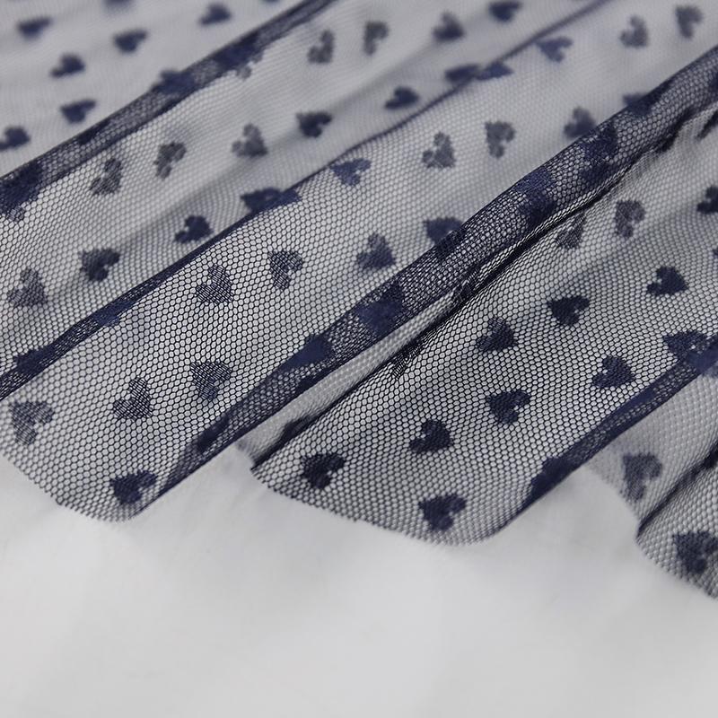 160x90cm Herzförmiger Weicher Tüll Mesh Stoff Für Kinder Prinzessinnenkleid Vorhang Zubehör DIY Nähen Rockstoff TJ20220