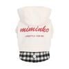 MIMINKO Check Layered Hooded Man-to-Man [DW4AT1200]