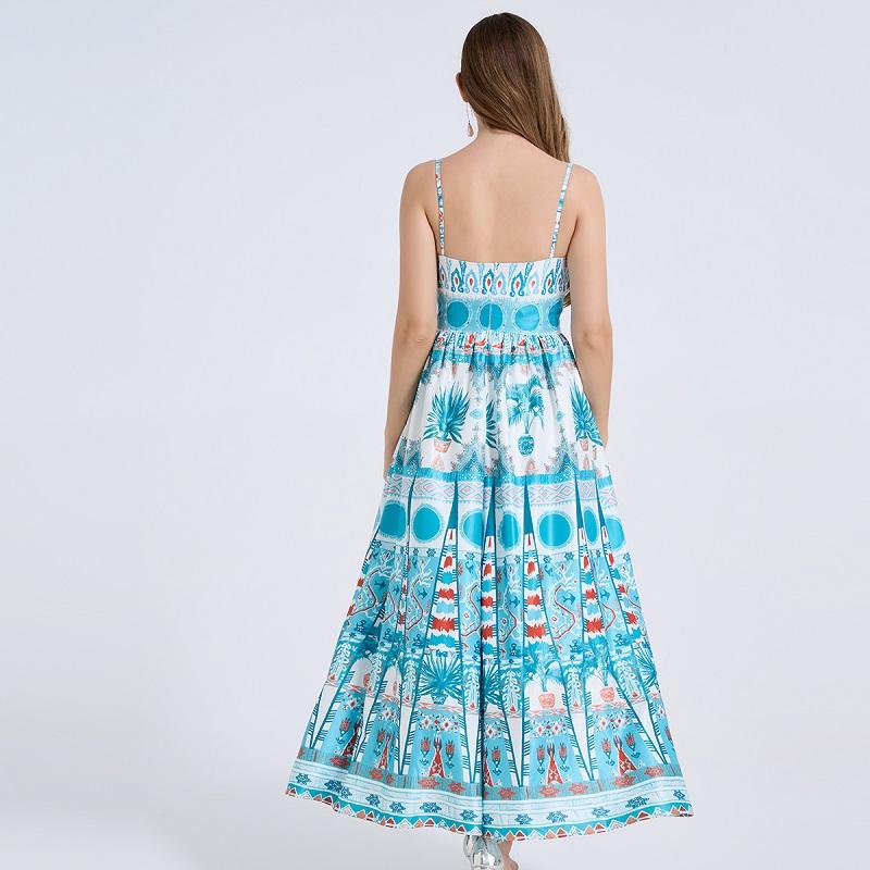 Sleeveless Strap Plus Size Sexy Floral New In Dresses for Women Casual Maxi Long Summer Dress