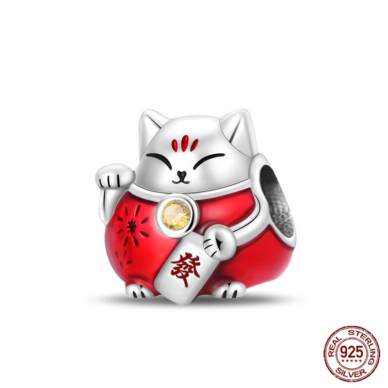 Original 925 Prata Esterlina Cor Mágica Camaleão Luminoso Série Charme Contas Adequado Ajuste Pulseira DIY Jóias Presentes