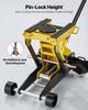 Low Profile Floor Jack, 2 Ton Capacity, Steel Racing Floor Jack with Single Piston Quick Lift Pump & Wheels, Hydraulic Trolley Car Lift for Cars,