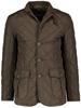Barbour Winter Jacket Stand-up Collar Microfiber Green