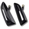 Side Indicators Set LED Dynamic For Vauxhall Grandland X 17- Repeater Black Pair