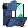 Sliding Camera Lens Cover Armor Phone Case For Honor 200 Smart 5G X7C Magnetic Metal Ring Stand TPU Plastic Shockproof Shell