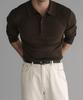 Baulopeulodeogteu Lip Collar Knit [Brown]