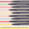 6colors/Set Fabric Paint Marker Pen Clothes Textile Waterproof Diy Crafts T-Shirt Bag Shoes Permanent Art Graffiti Color Markers