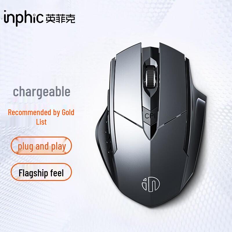 

INPHIC F1S Wireless Rechargeable Ergonomic Mouse