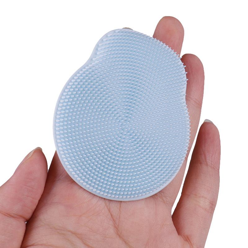 1 шт. Унисекс Мягкая Силиконовая Щетка для Лица Очиститель и Массажер Ручная Щетка для Очищения Лица Отшелушивающий Силиконовый Скрабер для Лица