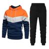 Men's 2021 Fashion Tracksuit: Long Sleeve Hooded Jacket & Pants Set for Spring/Autumn