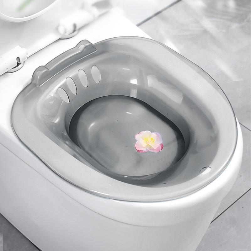 Postpartum Sitz Bath: Bidet Basin for Women's Hygiene & Men's Hemorrhoids - Squat-Free Cleaning Solution.